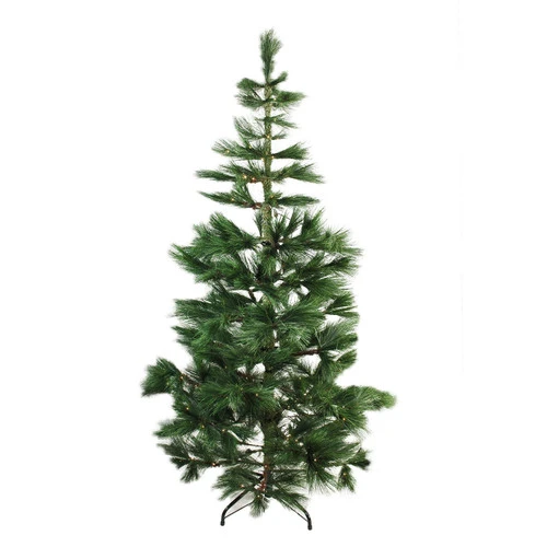 7' Pre-Lit Medium Pine Artificial Christmas Tree - Warm Clear LED Lights 1 7' Pre-Lit Medium Pine Artificial Christmas Tree - Warm Clear LED Lights