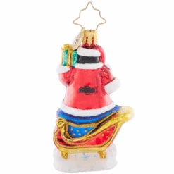 Christopher Radko Silliest Sleigh Ride Gem Glass Christmas Ornament 1021405 5 Christopher Radko Silliest Sleigh Ride Gem Glass Christmas Ornament 1021405 -Winter Decor Store 1021405 3 30930.1684501502