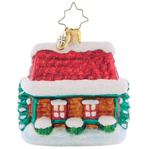 Christopher Radko The Coziest Cottage Gem Glass Christmas Ornament 1021425 3 Christopher Radko The Coziest Cottage Gem Glass Christmas Ornament 1021425 - Image 3
