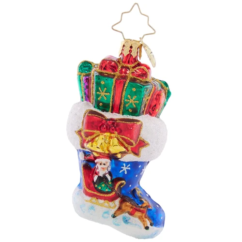 Christopher Radko Night Before Christmas Stocking Gem Glass Christmas Ornament 1021430 1 Christopher Radko Night Before Christmas Stocking Gem Glass Christmas Ornament 1021430