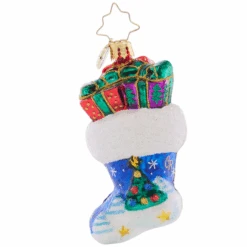 Christopher Radko Night Before Christmas Stocking Gem Glass Christmas Ornament 1021430 5 Christopher Radko Night Before Christmas Stocking Gem Glass Christmas Ornament 1021430 -Winter Decor Store 1021430 37814.1684414648