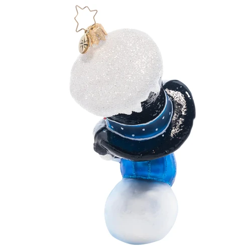 Christopher Radko Peek-A-Boo Snowman Glass Christmas Ornament 1021508 3 Christopher Radko Peek-A-Boo Snowman Glass Christmas Ornament 1021508 - Image 3