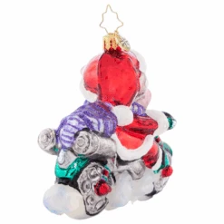 Christopher Radko Low Rider Hog Glass Christmas Ornament 1021519 -Winter Decor Store 1021519 5 72436.1695830548