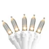 Northlight 50-Count Warm White LED Mini Christmas Lights, 16.25ft White Wire