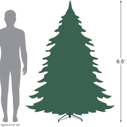 Northlight Real Touch™? Pre-Lit Medium Mixed Winter Berry Pine Artificial Christmas Tree - 6.5' - Clear Lights 7 Northlight Real Touch™? Pre-Lit Medium Mixed Winter Berry Pine Artificial Christmas Tree - 6.5' - Clear Lights - Image 7