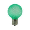 Northlight Pack Of 25 Faceted LED G40 Green Christmas Replacement Bulbs