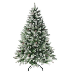 Northlight 7' Flocked Angel Pine Artificial Christmas Tree - Unlit