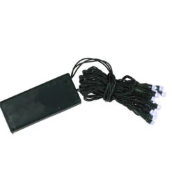 20 Battery Operated White LED Micro Rice Christmas Lights With Timer - Green Wire -Winter Decor Store brite20star2039 021 00 4 12969.1715892345