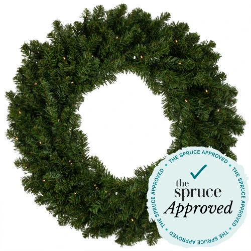 Northlight Commercial Size Canadian Pine Artificial Christmas Wreath - 10' - Unlit 3 Northlight Commercial Size Canadian Pine Artificial Christmas Wreath - 10' - Unlit - Image 3