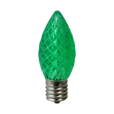 Northlight Pack Of 25 Faceted LED C9 Green Christmas Replacement Bulbs 1 Northlight Pack Of 25 Faceted LED C9 Green Christmas Replacement Bulbs