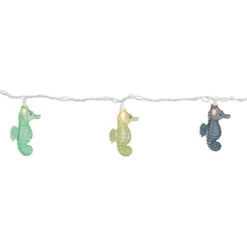 10 Count Blue And Green Seahorse Novelty String Lights, 6.5 Ft White Wire -Winter Decor Store denniseast 12806 4 18477.1614802917