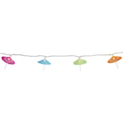 10 Count Colorful Drink Umbrella Novelty String Lights, 6.5 Ft White Wire -Winter Decor Store denniseast 70181 1 42718.1614802916
