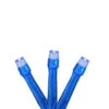 Sienna 20 Battery Operated Blue LED Wide Angle Christmas Lights - 6.25 Ft Blue Wire