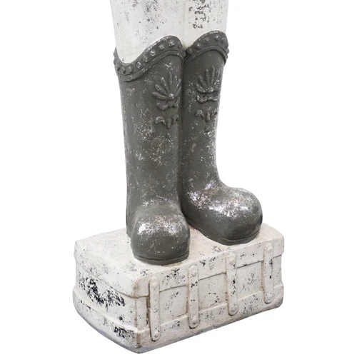 Sunnydaze Alexei The Defender Indoor Nutcracker Statue With LED Lights - Christmas/Holiday Decor - Silver - 36" 8 Sunnydaze Alexei The Defender Indoor Nutcracker Statue With LED Lights - Christmas/Holiday Decor - Silver - 36" - Image 8