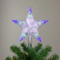9.5" Lighted Color Changing 5 Point Star Tree Topper - White And Blue LED Lights 9 9.5" Lighted Color Changing 5 Point Star Tree Topper - White And Blue LED Lights -Winter Decor Store hofert 1980 5 42310.1588406383
