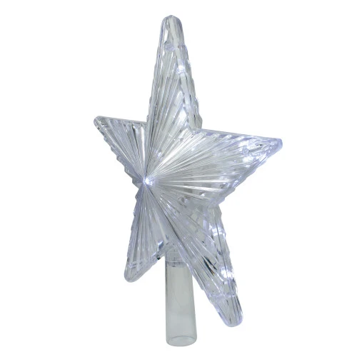 9.5" Lighted Color Changing 5 Point Star Tree Topper - White And Blue LED Lights 4 9.5" Lighted Color Changing 5 Point Star Tree Topper - White And Blue LED Lights - Image 4