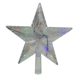 9.5" Lighted White Star Christmas Tree Topper - White And Multicolor LED Lights 5 9.5" Lighted White Star Christmas Tree Topper - White And Multicolor LED Lights -Winter Decor Store hofert 1981 2 68822.1588402620