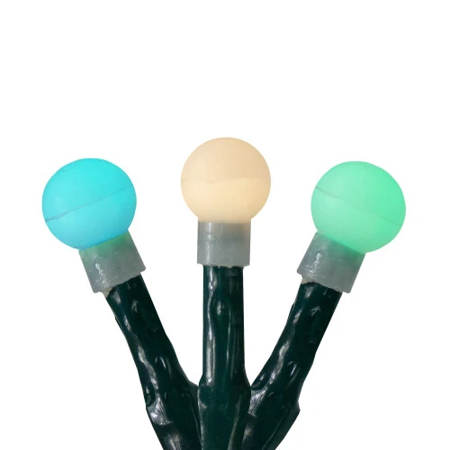 200 Multicolor LED G10 Berry Christmas Lights - 16.5 Ft Green Wire 1 200 Multicolor LED G10 Berry Christmas Lights - 16.5 Ft Green Wire