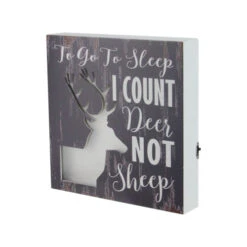 Northlight 8"x8" LED Lighted Fiber Optic Deer “To Go To Sleep I Count Deer Not Sheep” Wall Art Decoration 5 Northlight 8"x8" LED Lighted Fiber Optic Deer “To Go To Sleep I Count Deer Not Sheep” Wall Art Decoration -Winter Decor Store i7hzoqnpw0u0m53pv9gbiwbueczp58ki 47335.1665610427