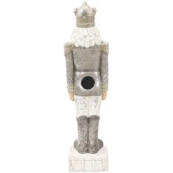 Sunnydaze Alexei The Defender Indoor Nutcracker Statue With LED Lights - Christmas/Holiday Decor - Silver - 36" 19 Sunnydaze Alexei The Defender Indoor Nutcracker Statue With LED Lights - Christmas/Holiday Decor - Silver - 36" -Winter Decor Store kdqitep0jlxxnthelwqg 94116.1694717477