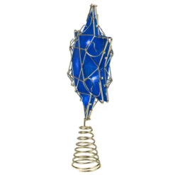 Blue And Gold Colored Hanukkah Star LED Tree Topper 11.5" -Winter Decor Store ksa us0134 1 47353.1588403932
