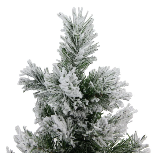 Northlight 18" Flocked Pine Medium Artificial Christmas Tree In Burlap Base - Unlit 2 Northlight 18" Flocked Pine Medium Artificial Christmas Tree In Burlap Base - Unlit - Image 2
