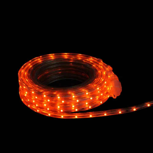 Orange LED Christmas Outdoor Linear Tape Lighting -30 Ft Clear Tube 1 Orange LED Christmas Outdoor Linear Tape Lighting -30 Ft Clear Tube