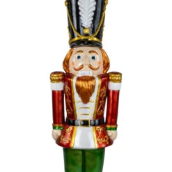 Northlight Commercial Christmas Nutcracker Soldier With Decorative Base - 5.25' - Red And Green -Winter Decor Store northlight f95185 05 32685.1702315858