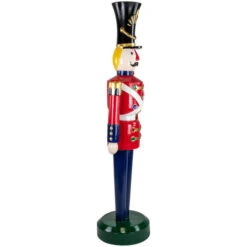 Northlight Fiberglass Commercial Christmas Toy Solider Soldier With Jewels - 6.25' -Winter Decor Store northlight f95188 02 24880.1701883387