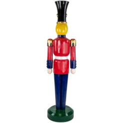 Northlight Fiberglass Commercial Christmas Toy Solider Soldier With Jewels - 6.25' -Winter Decor Store northlight f95188 03 37855.1701883387