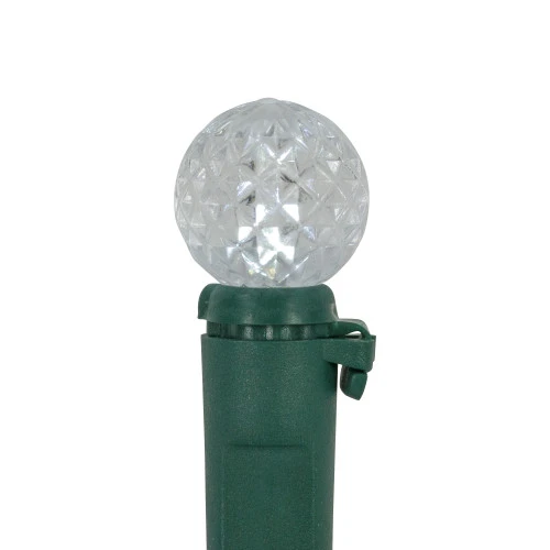 Northlight LED G12 Berry Christmas Lights - Pure White - 16' Green Wire - 50 Ct 5 Northlight LED G12 Berry Christmas Lights - Pure White - 16' Green Wire - 50 Ct - Image 5