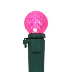 Northlight LED G12 Berry Christmas Lights - Pink - 16' Green Wire - 50 Ct -Winter Decor Store northlight ha95869 individual 21991.1709061166