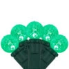 Northlight LED G12 Berry Christmas Lights - Green - 16' Green Wire - 50 Ct
