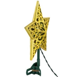 LED Lighted Star Christmas Tree Topper - 9.5" - Gold 8 LED Lighted Star Christmas Tree Topper - 9.5" - Gold -Winter Decor Store northlight ha96424 02 59557.1722387427