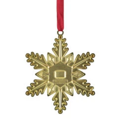 Northlight 3.5" White Brass-Plated Snowflake Christmas Ornament With European Crystals -Winter Decor Store northlight hd92861 3 17605.1645663584