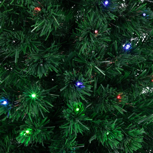 Northlight 6' Pre-Lit LED Fiber Optic Color Changing Christmas Tree With Star Tree Topper 4 Northlight 6' Pre-Lit LED Fiber Optic Color Changing Christmas Tree With Star Tree Topper - Image 4