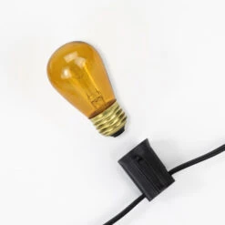 Northlight Incandescent S14 Christmas Replacement Bulbs - Amber - Pack Of 25 -Winter Decor Store northlight nl0388020orange 004 84293.1713990346