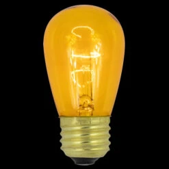 Northlight Pack Of 25 Incandescent S14 Yellow Christmas Replacement Bulbs