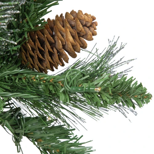 Northlight Pre-Lit LED Frosted Pinecones And Berries Christmas Urn Filler Garden Stake - 20" 4 Northlight Pre-Lit LED Frosted Pinecones And Berries Christmas Urn Filler Garden Stake - 20" - Image 4