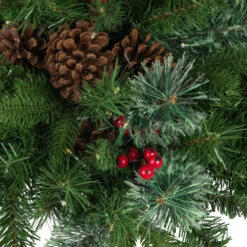 Northlight Pre-Lit LED Mixed Cashmere Urn Filler Christmas Garden Stake - 20" -Winter Decor Store northlight northlight20z99345 04 55650.1709925917