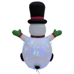 Northlight Lighted Inflatable Snowman With Top Hat Outdoor Christmas Decoration - 4' -Winter Decor Store northlight rp96506 03 35800.1726279106