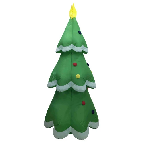 Northlight LED Lighted Inflatable Christmas Tree With Santa And Friends Outdoor Decoration - 8.25' 6 Northlight LED Lighted Inflatable Christmas Tree With Santa And Friends Outdoor Decoration - 8.25' - Image 6
