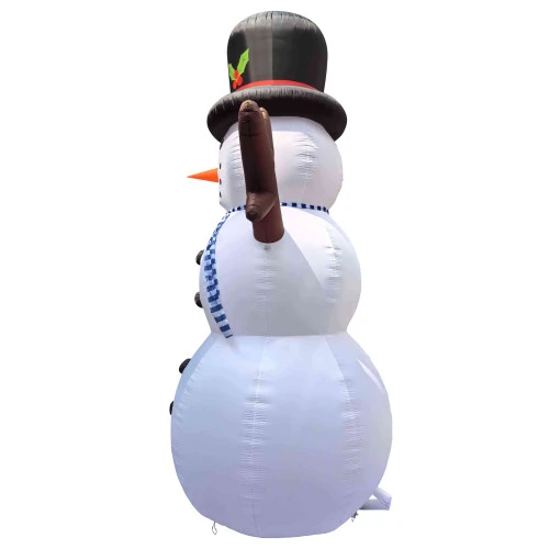 Northlight Lighted Inflatable Snowman Outdoor Commerical Christmas Decoration - 20' 4 Northlight Lighted Inflatable Snowman Outdoor Commerical Christmas Decoration - 20' - Image 4