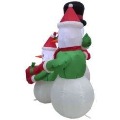 Northlight Lighted Inflatable Family Of Snowman Outdoor Christmas Decoration - 4' 9 Northlight Lighted Inflatable Family Of Snowman Outdoor Christmas Decoration - 4' -Winter Decor Store northlight rp96522 02 27227.1726279106