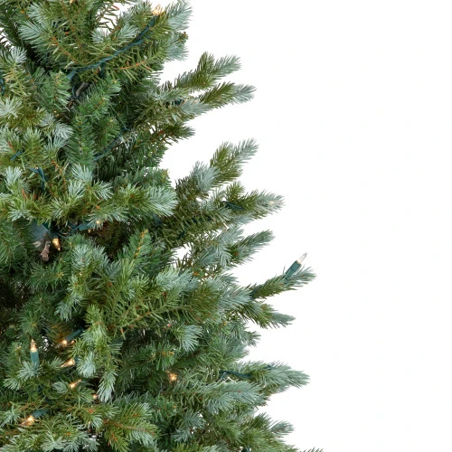 4' Potted Blue Spruce Artificial Christmas Tree, Clear Lights 2 4' Potted Blue Spruce Artificial Christmas Tree, Clear Lights - Image 2