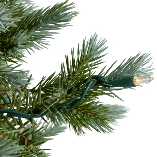 4' Potted Blue Spruce Artificial Christmas Tree, Clear Lights 4 4' Potted Blue Spruce Artificial Christmas Tree, Clear Lights - Image 4