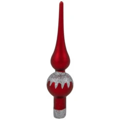Set Of 20 Glass Christmas Decorations And Tree Topper 1.25" (35mm) -Winter Decor Store northlight wy88888 06 13989.1700327068
