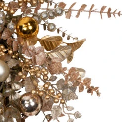 Northlight Ornaments, Holly And Berries Artificial Christmas Wreath - 30" - Gold And Copper Tone 15 Northlight Ornaments, Holly And Berries Artificial Christmas Wreath - 30" - Gold And Copper Tone -Winter Decor Store northlight yk95975 05 62104.1722387420