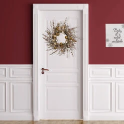 Northlight Ornaments, Holly And Berries Artificial Christmas Wreath - 30" - Gold And Copper Tone 10 Northlight Ornaments, Holly And Berries Artificial Christmas Wreath - 30" - Gold And Copper Tone -Winter Decor Store northlight yk95975 styled door 01130.1722387421