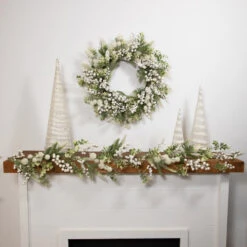 Northlight Glittered Berries And Eucalyptus Artificial Christmas Garland - 5' - Unlit 9 Northlight Glittered Berries And Eucalyptus Artificial Christmas Garland - 5' - Unlit -Winter Decor Store northlight yk959772c20yk95979 styled 01 52356.1723597828